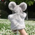 thumbnail image 3 of Marionetas de mano de ratón, juguetes de animales de peluche para juegos de imaginación imaginativos, medias, narración de cuentos, gris Sailing Electrónica, 3 of 6