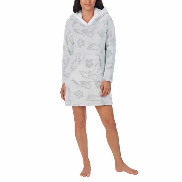 Disney Harry Potter Women's Super Soft Cozy Fleece Kangaroo Pocket Pajama  Lounge Hoodie - Walmart.com