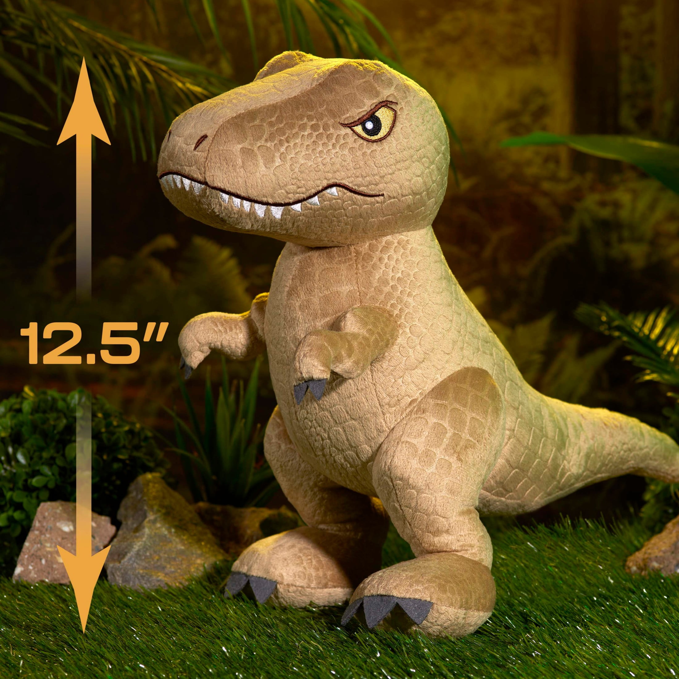Jurassic World Large 12.5 T-Rex Plush Stuffed Animal, Dinosaur, Kids Toys for Ages 3 up
