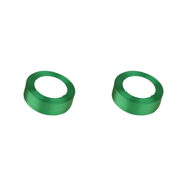 Moyic Paquete de cinta multicolor accesorios para manualidades DIY cintas de poliéster de tela para adornos de cumpleaños de Navidad verde verde 19 2piezas