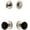 Silver, variant on Grandeur 853314 Circulaire Solid Brass Rose Single Cylinder Keyed Entry Deadbolt And