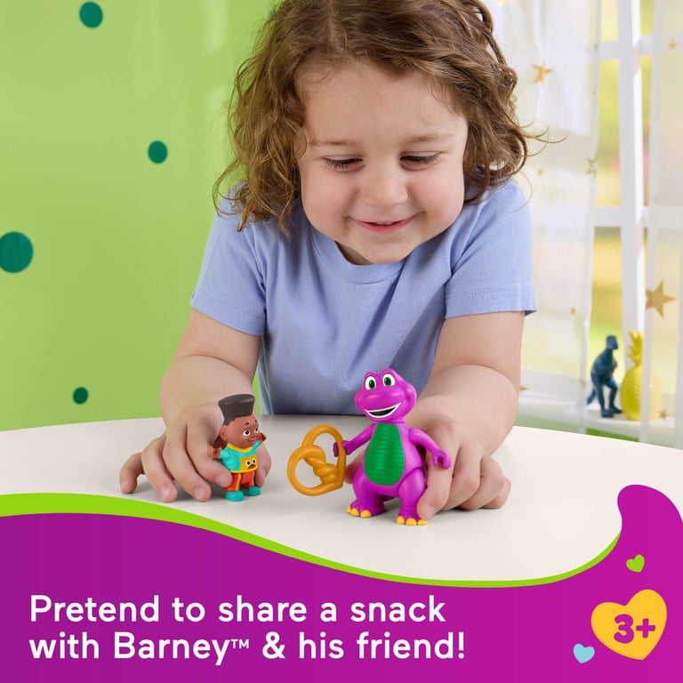Fisher-Price Barney's World Barney's Friend David & Barney Figure
