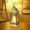 Gold, variant on Honeeladyy Mini Lanterns LED Small Lanterns Decorative Indoor Outdoor Hanging Lantern Decorative Candle Lanterns Farmhouse Decor for Weddings Western Camping Party Decorations, 3.74*1.65*1.65in