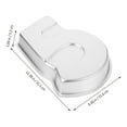 thumbnail image 2 of NICEXMAS Nicexmas Metal Number Cake Pan, Versatile for Baking and Everyday Use, 2 of 5