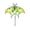 Green, variant on 2D Flat Acrylic Butterfly Garden Stake Stained Glass Style Suncatcher For Indoor Outdoor Patio Plant Pot Yard Art(Green-12Cm)