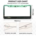 thumbnail image 4 of GZHJMY 2 Pcs License Plate Frame Cute Sharks License Plate Cover Universal Aluminum US Car Tag Frame with 2 Holes and Screws for Front & Back License Plate Decorative, 4 of 7