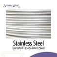thumbnail image 3 of Alambre artístico Craft Wire, acero inoxidable, calibre 26, 27,4 m, 3 of 5