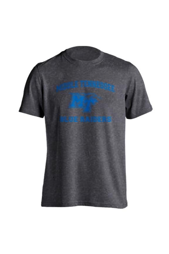 Middle Tennessee State University Blue Raiders MTSU Distressed Retro Short Sleeve T-Shirt