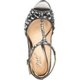 thumbnail image 4 of Jewel Badgley Mischka Womens Conroy Glitter Stilettos Dress Sandals, 4 of 4