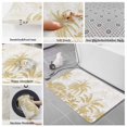 thumbnail image 6 of Palm Trees Bath Mat 3 Piece Bathroom Rug Set, Yellow Tropical Plants Summer Forest Scenery Non Slip Bath Rug Contour Mat and Toilet Lid Cover, Absorbent Shower Mats Soft Bath Rugs and Mats Sets, 6 of 8