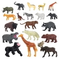 thumbnail image 5 of Modelo de juguete de animal salvaje estático de simulación, adornos didácticos de animales del bosque, león, cocodrilo, jirafa, elefante, 5 of 5