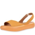 thumbnail image 3 of Women's large-size Imitation Leather sandals - Comfortable outdoor casual sandals, summer flat walking shoes (Yellow), 3 of 10