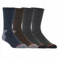 thumbnail image 2 of Men's Weatherproof Wool Blend All Purpose Outdoor Crew Socks 4 Pack (6-12)/Grey, 2 of 2