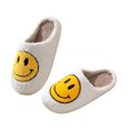 thumbnail image 2 of Zapatillas Coundymer Smile Face, retro, de felpa suave para mujer, 2 of 7