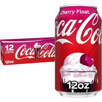 Coca-Cola Cherry Soft Drink, Refreshing Beverage, 12 fl oz, 12