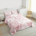 thumbnail image 3 of jejeloiu Kawaii Butterfly Bedding Comforter Set,Girls Pink Twin Comforter Sets,Fairy Tale Theme Bedding Set For Girls Teens,Ultra Soft Home Decor Reversible,2 Pieces, 3 of 8