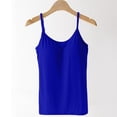 thumbnail image 5 of Women's Adjustable Spaghetti Strap Cami Tank Top Cropped Stretchy Basic Layering Casual Summer Daily Tops 2026, XL, 5 of 6