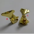 thumbnail image 2 of Gold Closed Electric Bass Tuning Pegs Left & Right Tuners Set for 3L 2R String Configuration Bass Guitar, 2 of 4