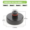 thumbnail image 2 of ABX Lifting Jack Pads, Black, Compatible with Tesla Model 3, Exterior Automotive Accessories, 2 of 7