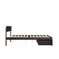 thumbnail image 6 of AFI Boston 14" Full Wood Platform Bed Frame with Foot Drawer Storage, Espresso, 6 of 7