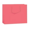 Coral Rose Matte Vogue Gift Bags (10 Pack ) 16x6x12"