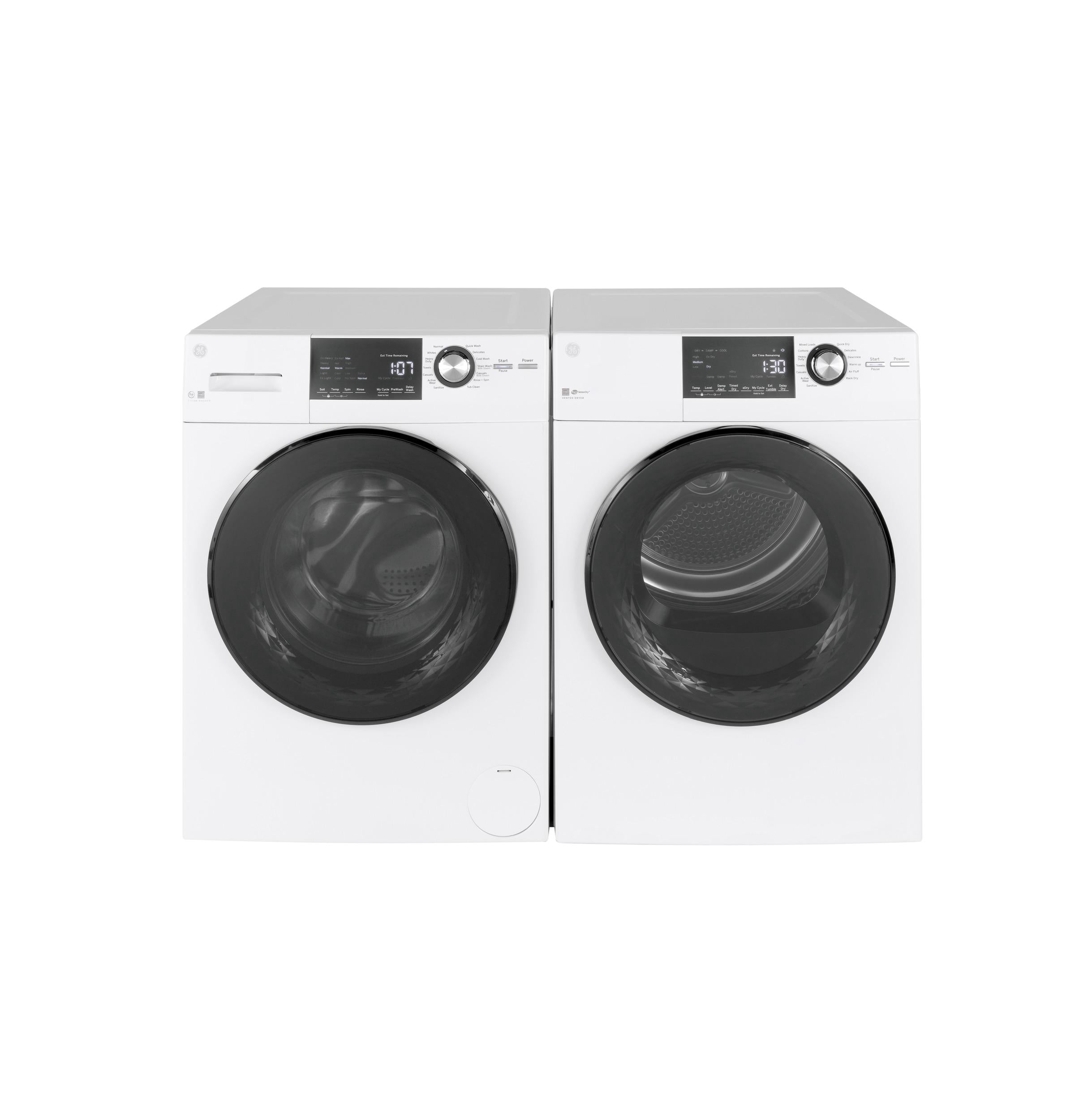 Ge Gfd14es 24" Wide 4.3 Cu Ft. Energy Star Rated Electric Dryer - White