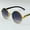 Black, variant on Men's Sunglasses Clear Lens Circle Retro 90'S Style Gold Frame Classic