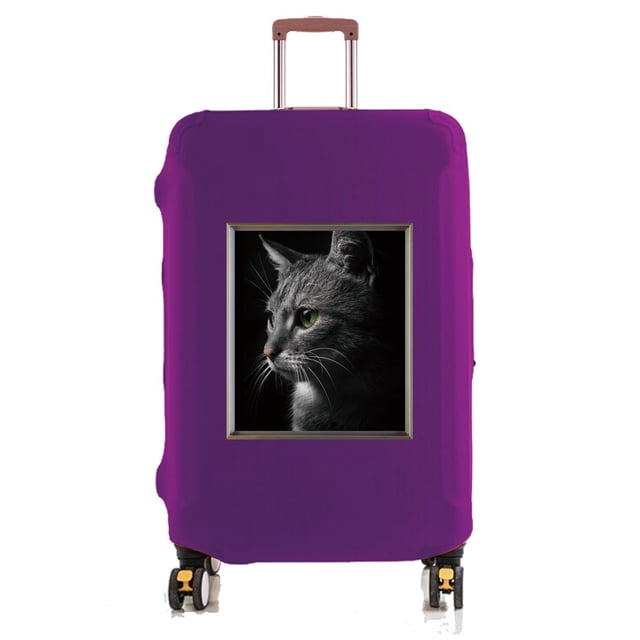 18-32 Inch Large Capacity Travel Essential Bag with Animal Serie Print Pattern Travel Accessories Suitcase Dust Protection Cover 8animal 037 M