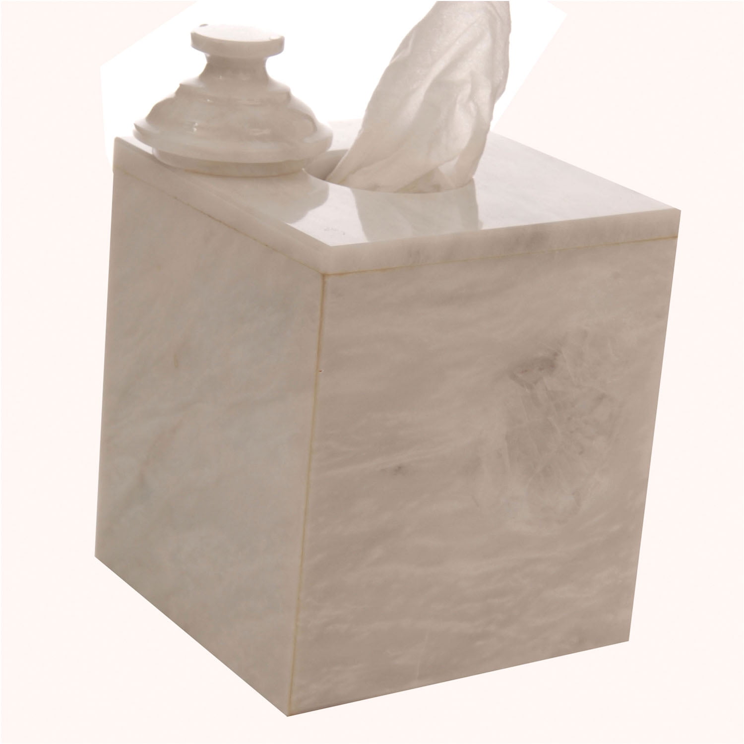 Rembrandt Home Alabaster White Tissue Box Cover