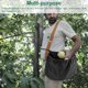 thumbnail image 5 of Bearachild Delantal de deshierbe para cosecha de jardín, bolsa de forraje de setas, paquete de tela impermeable para la cintura, herramienta para granjero Jardín y Patio Negro Bearachild HA009534-01, 5 of 6