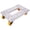Silver, variant on Heavy Duty Furniture Dolly 18x12 Aluminum Frame with 3 TPU Casters and Brake - Compact Moving Dolly for Easy Storage and Transport