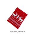 thumbnail image 3 of ¡Super Descuento!, Bufanda navideña de alces de invierno y caída de hojas, versión coreana para estudiantes, patrón de punto de lana gruesa de doble cara, bufanda de árbol de Navidad con astas, 3 of 8