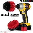 thumbnail image 4 of Outdoor Drill Powered Cleaning Brushes - Heavy Duty Deck Scrub Brush - Deck Scrub Brush - Long Handled Scrub Brush for Cleaning - Concrete Scrub Brush - Wood Floor Scrubber - Gutter Cleaning Brush, 4 of 7
