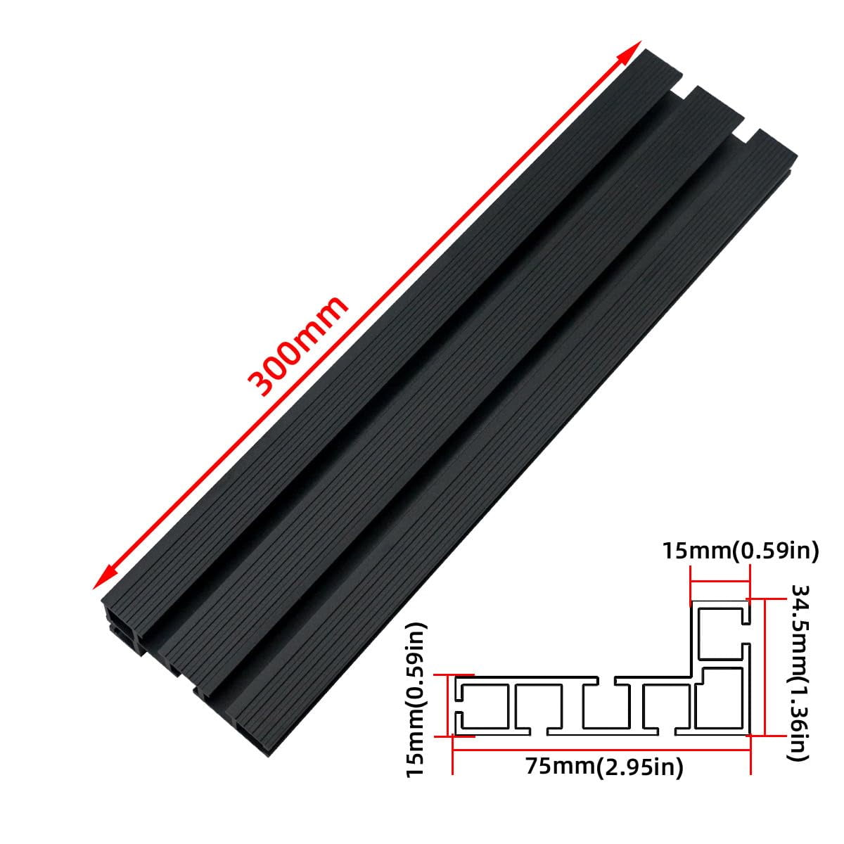 300-800MM Aluminum Multi T-Track Fence Woodworking Miter Track Fence DIY T Slot Bandsaw Jig Miter Track Sliding Bracket Miter Gauge Backer