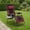 Black+Red, variant on Demi Bonn Oversized Padded Zero Gravity Chair, Foldable Patio Recliner, 30" Wide Seat Anti Gravity Lounger with Cup Holder, Support 400 LBS, Black+Red