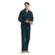 thumbnail image 4 of Apparonia Conjunto de Pijamas para Hombre Pijamas de Algodón con Cuello con Muescas para Hombre Ropa de Dormir de Manga Larga para Hombre con Bolsillos y Frente Fly Verde Bosque XXL, 4 of 6