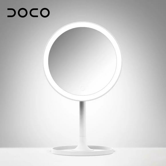 Youpin DOCO Lumière du Jour Miroir de Maquillage à LED Lumière Vanité Maquillage Miroirs Lampe USB Charge