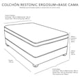 thumbnail image 4 of Colchón Matrimonial Ergosum Restonic + Box Base Cama + Almohada 2Pack + Protector Cloud + Sábanas Softy + Edredón Homy, 4 of 8
