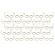 thumbnail image 4 of 25 clips de papel a prueba de herrumbre, proceso de galvanoplastia, clips de papel con forma de mini gafas, con caja transparente para oficina, color dorado, 4 of 5