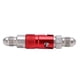 thumbnail image 1 of Adaptador de ajuste de liberación rápida para líquido de línea de freno de motocicleta, acero inoxidable, Universal, Rojo Jadeshay A, 1 of 8