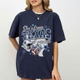 thumbnail image 2 of "She's From Texas I Can Tell" Cowboys T-Shirt, Western Football Girl Tee, Football Game Day Shirt, 2 of 7
