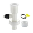 thumbnail image 1 of Floor Drain Adapter Floor Drain Cover with Pipe Connector Sturdy Durable Kitchen D, 1 of 8