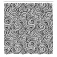 thumbnail image 2 of Ambesonne East Shower Curtain, Modern Autumn Festival Print, 69"Wx75"L, Dimgray White, 2 of 4