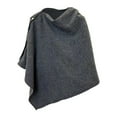 thumbnail image 3 of Shawls for Women Button Maxi Cape Shawl for Women Women Knitted Shawl Wraps Cardigan Cape Wool Shoulder Tops Shawls Scarf Women's Solid Color Shawl, 3 of 4