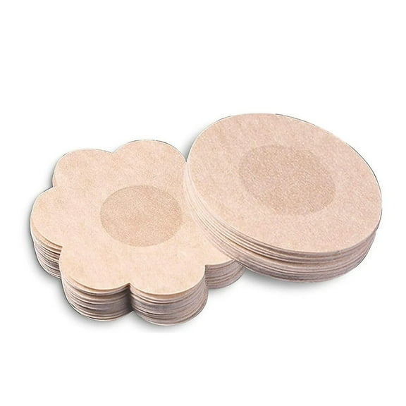 40 Pairs Of Nipple Shields Disposable Nipple Stickers Breast Petals Self-adhesive Paper