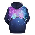 thumbnail image 3 of Custom Gamer Gaming Controller 3D Print Hoodie Men Women Autumn Thin Pullover Sweatshirt Vintage Streetwear Tops, 3 of 6