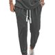thumbnail image 2 of Pantalones largos para hombre, leggings deportivos holgados, pantalones casuales con cordón de gran tamaño, pantalones largos para hombre, pantalones para hombre, 2 of 6