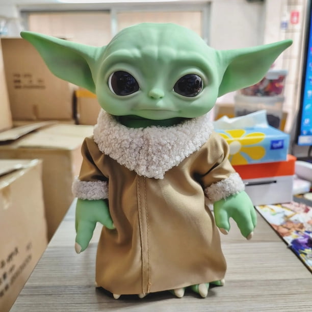 Figura de Pvc Yoda Grogu, figuras de acción de peluche, juguetes Yoda Baby Star Wars, muñecos de Anime mandalorianos, regalos, juguetes para niños de 28cm
