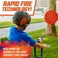 Nerf Blaster Scooter 2.0, Shoots Nerf Darts, 2 Wheels, Outdoor Fun