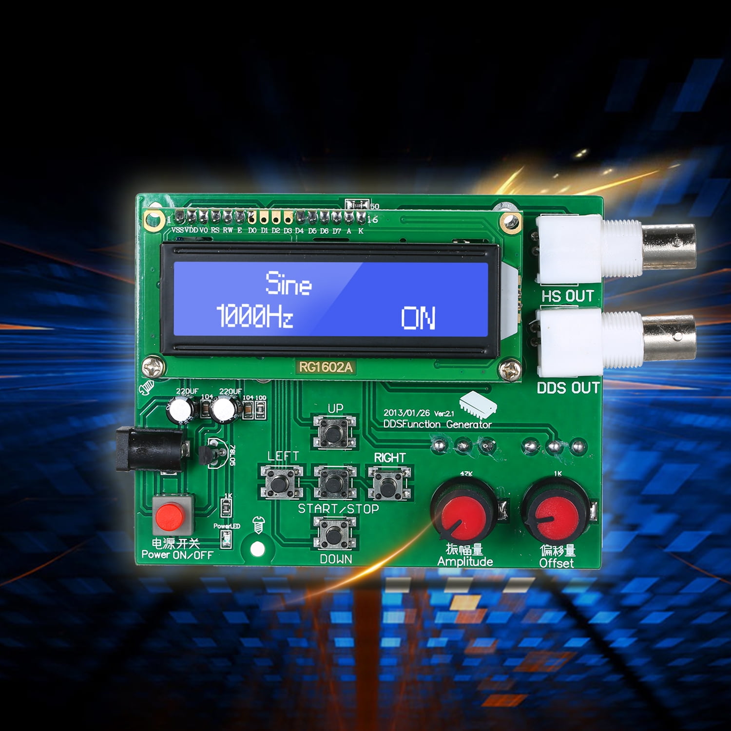 Details about   DDS Function Signal Generator Module Low Frequency LCD Display Digital DIY I2D1 